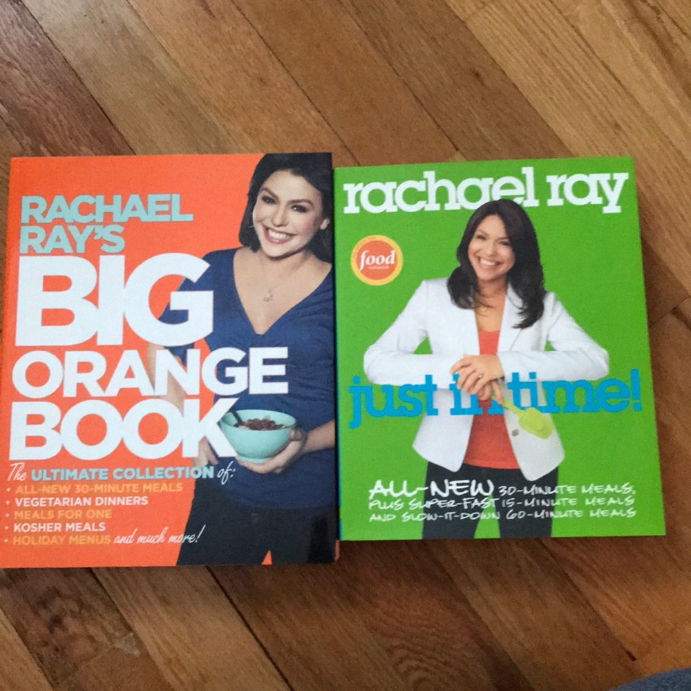 Two Mint Rachael Ray Cookbooks